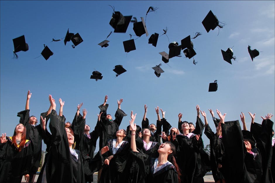 College students at a campus event