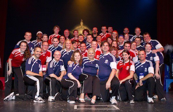 CSz Indianapolis team after winning the ComedySportz World Championship in 2011