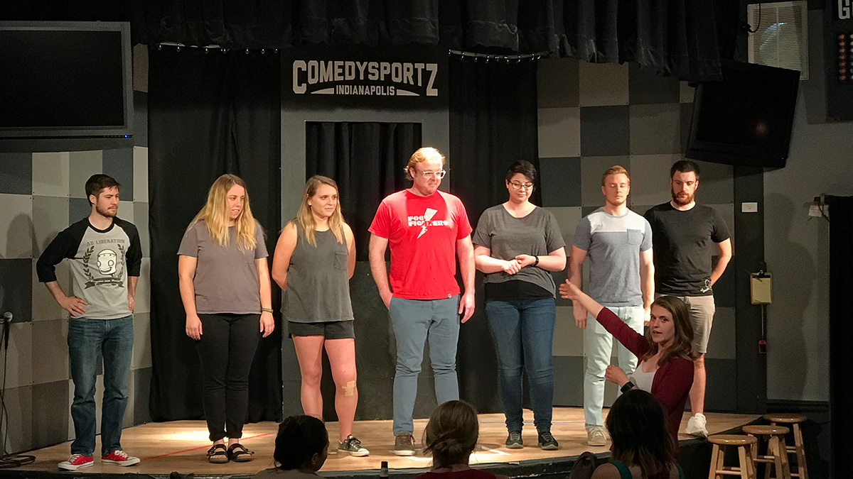 Improv class at the Wit School of Improv