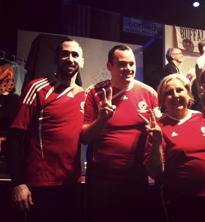 CSz Indianapolis team at the 2013 ComedySportz World Championship in Buffalo, where Indy placed 2nd
